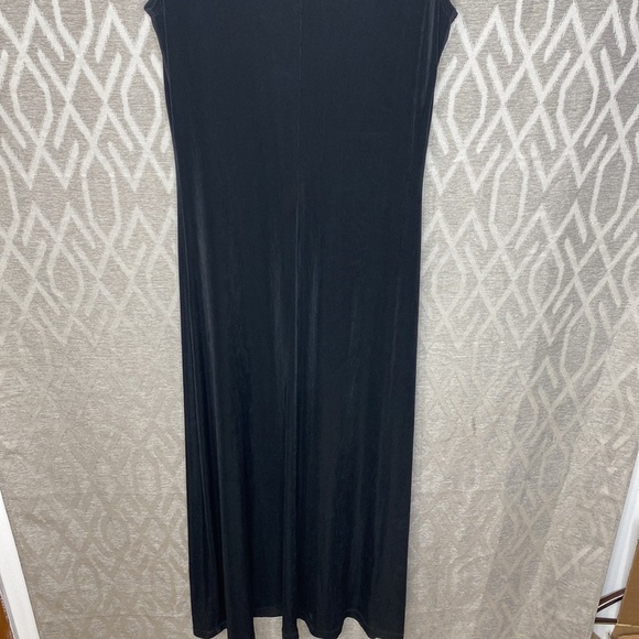 Coldwater Creek Black Dress Sleeveless Maxi With Stretch Size: Small - Picture 5 of 6